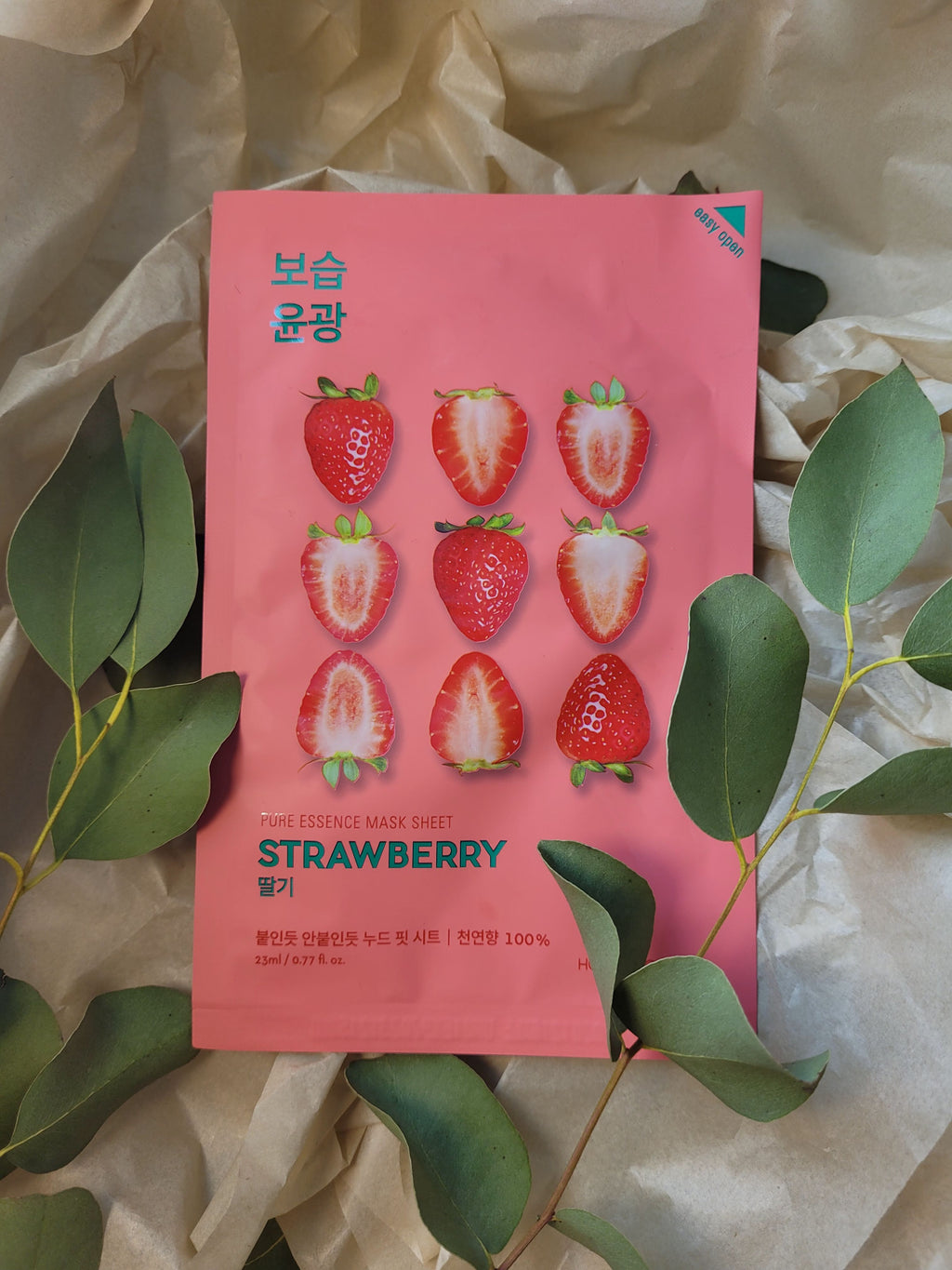 HOLIKA HOLIKA Pure Essence Mask Sheet – Strawberry